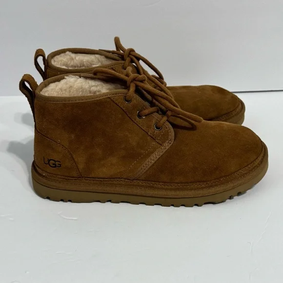 UGG Men's Brown Suede Neumel Chukka Boots size 8 - Picture 4 of 8